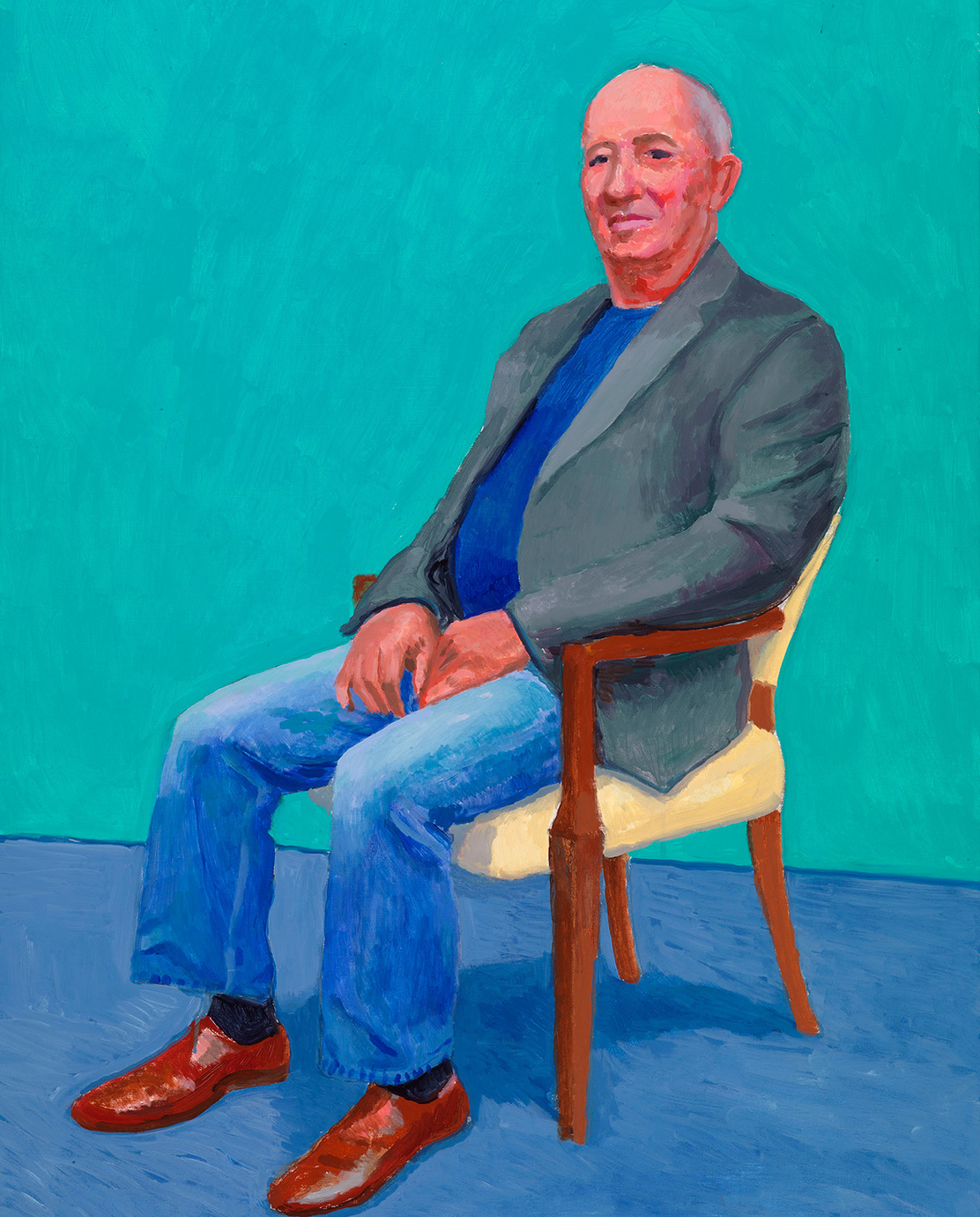 Shed London Photography Studio Hire East London Royal Academy Show David Hockney Painting Painter Exhibition Los Angeles Portrait Portraiture